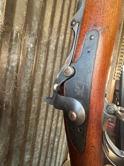 U.S. SPRINGFIELD MODEL 1884

Rod Bayonet (1888 Pattern) Trapdoor Rifle
