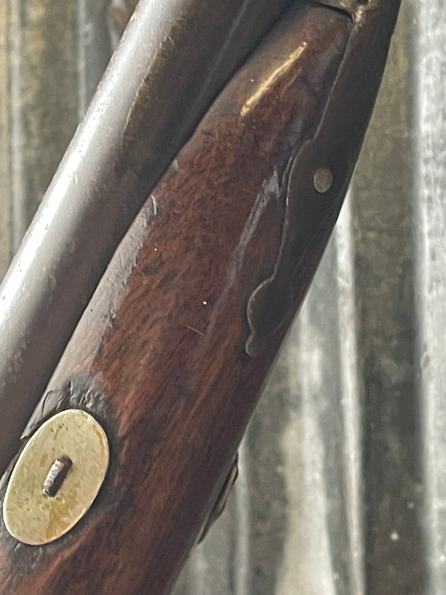 W. Moore Double Barrel Side-by-Side Percussion Shotgun 12 Gauge Antique Black Powder
