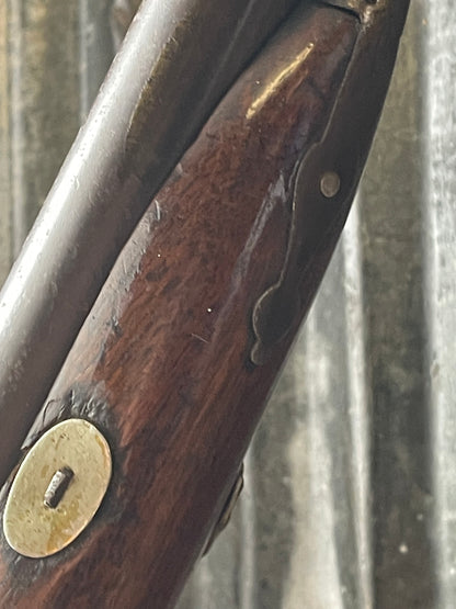 W. Moore Double Barrel Side-by-Side Percussion Shotgun 12 Gauge Antique Black Powder