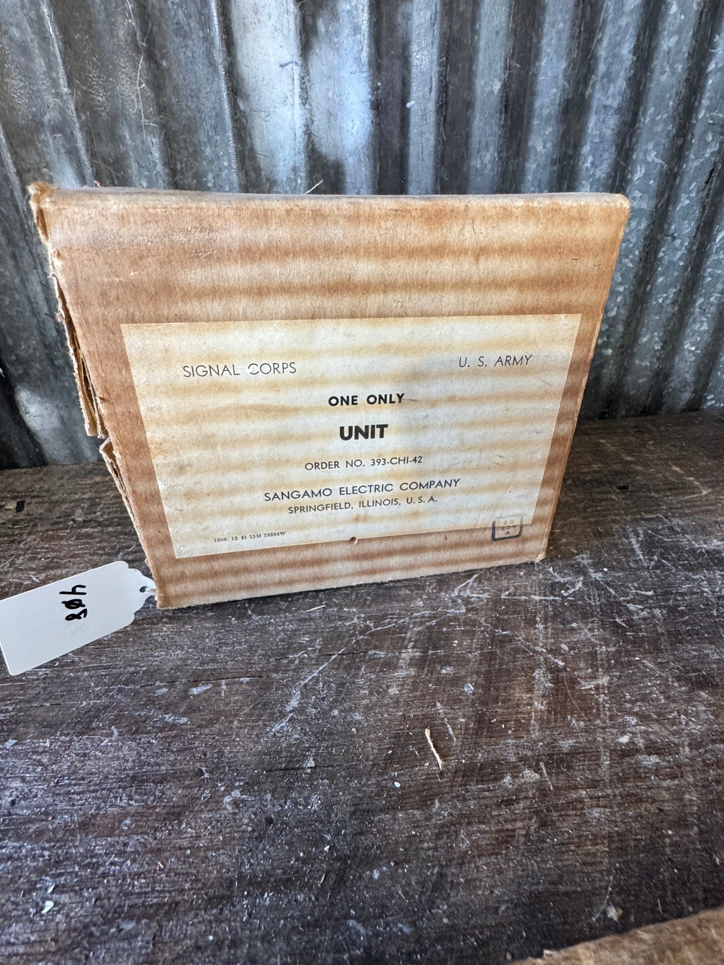 WWII U.S. Army Signal Corps Sangamo Electric Aircraft Timer Unit – NOS in Original Box