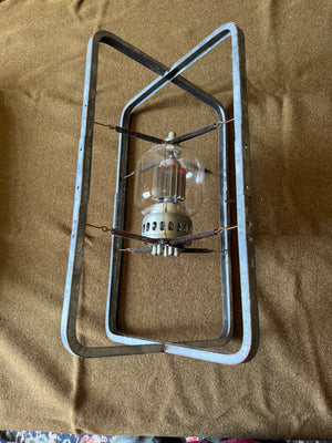 WWII / Early Military Radar Tube Assembly
Eimac 4-1000A power transmitting tube in original frame/mount