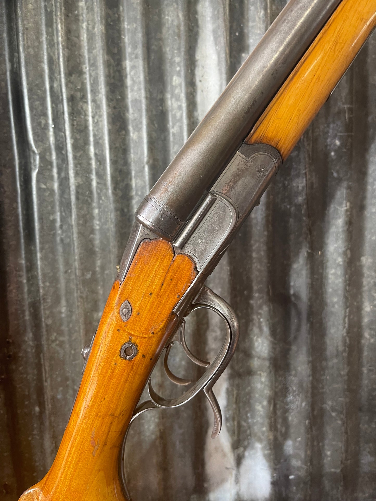 Edward Kettner German Drilling – 16 Gauge / 16 Gauge / 9.3x72R – Side-by-Side Combination Gun