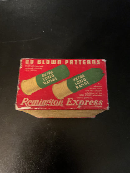 Vintage Remington Express Extra Long Range 12 Gauge Shot Shells — Full Box of 25