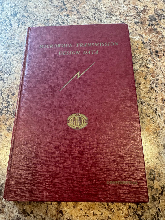 WWII Sperry Microwave Transmission Design Data – 1944 – Confidential