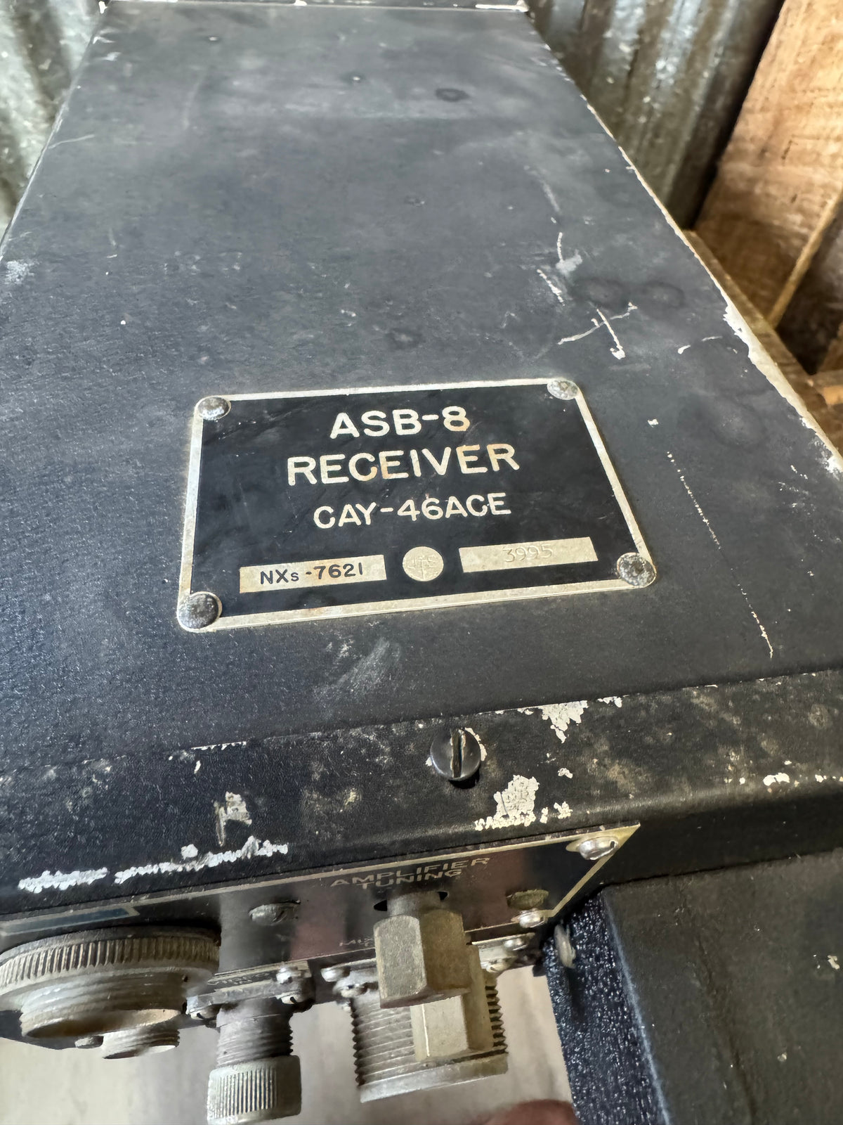 WWII U.S. Navy ASB-8 Aircraft Radar Receiver CAY-46ACE