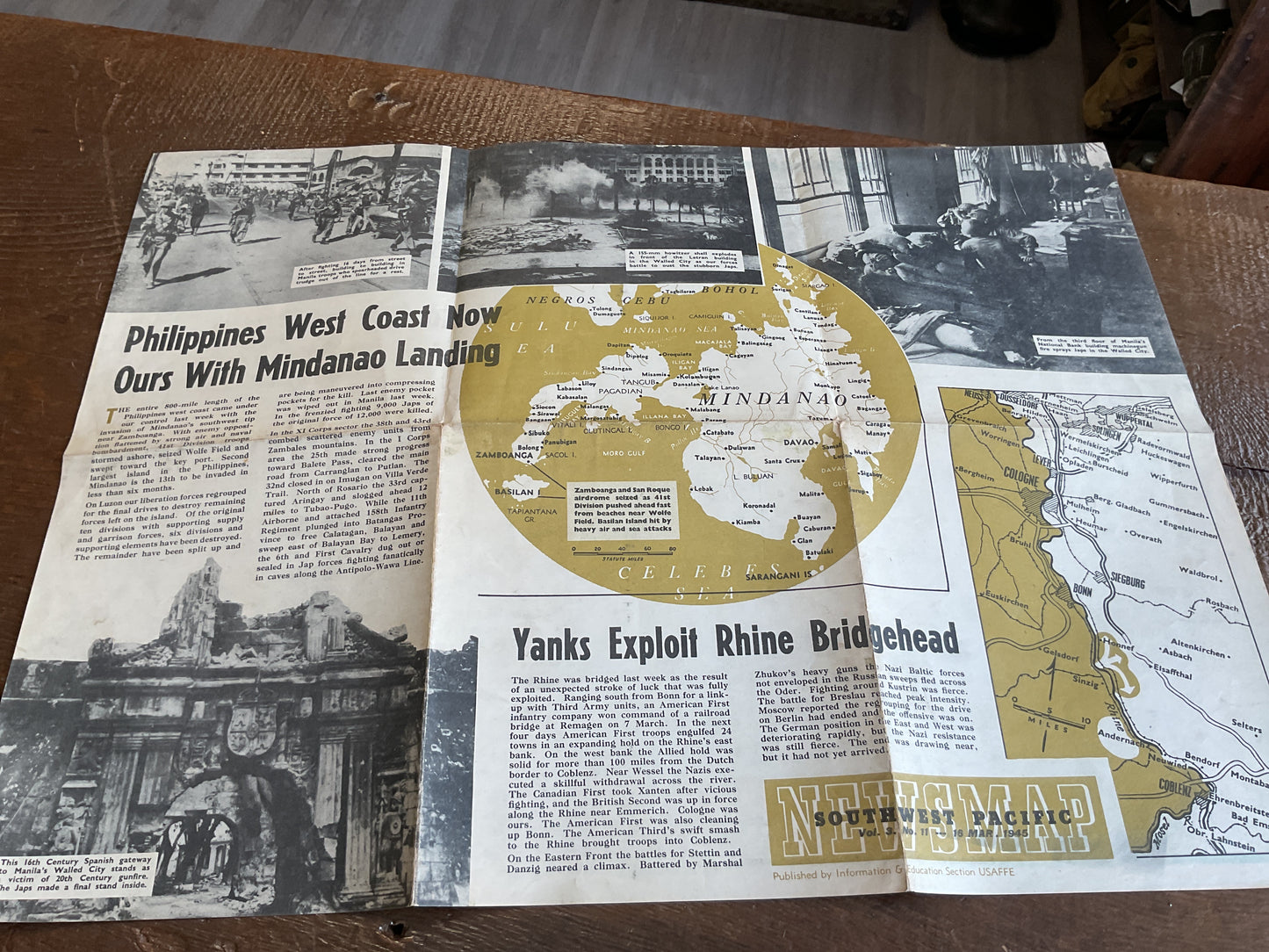 WWII NEWS MAP