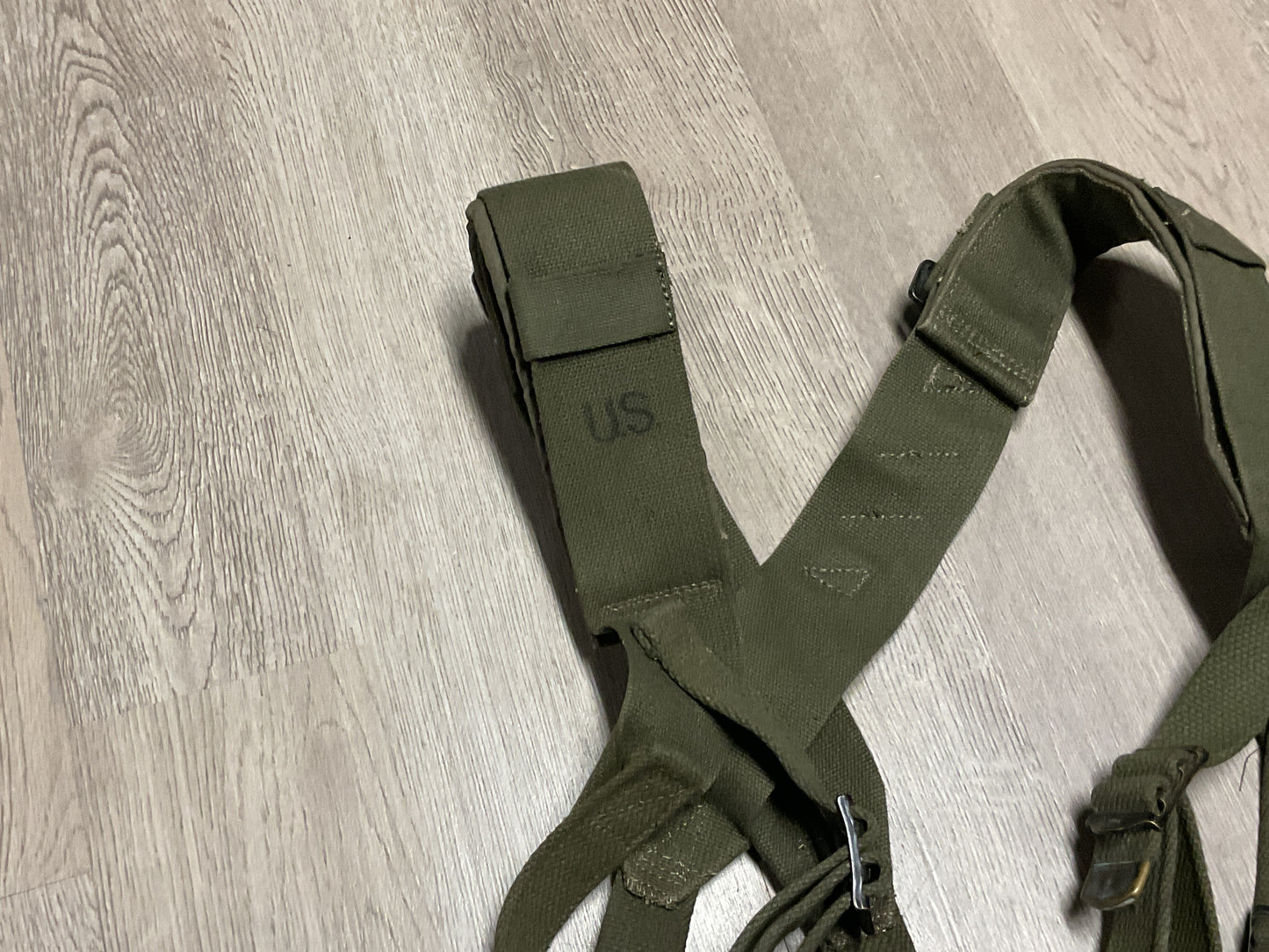 U.S. Army Vietnam War M-1956 Load Bearing Equipment (LBE) Web Gear Set-DSA Contract
