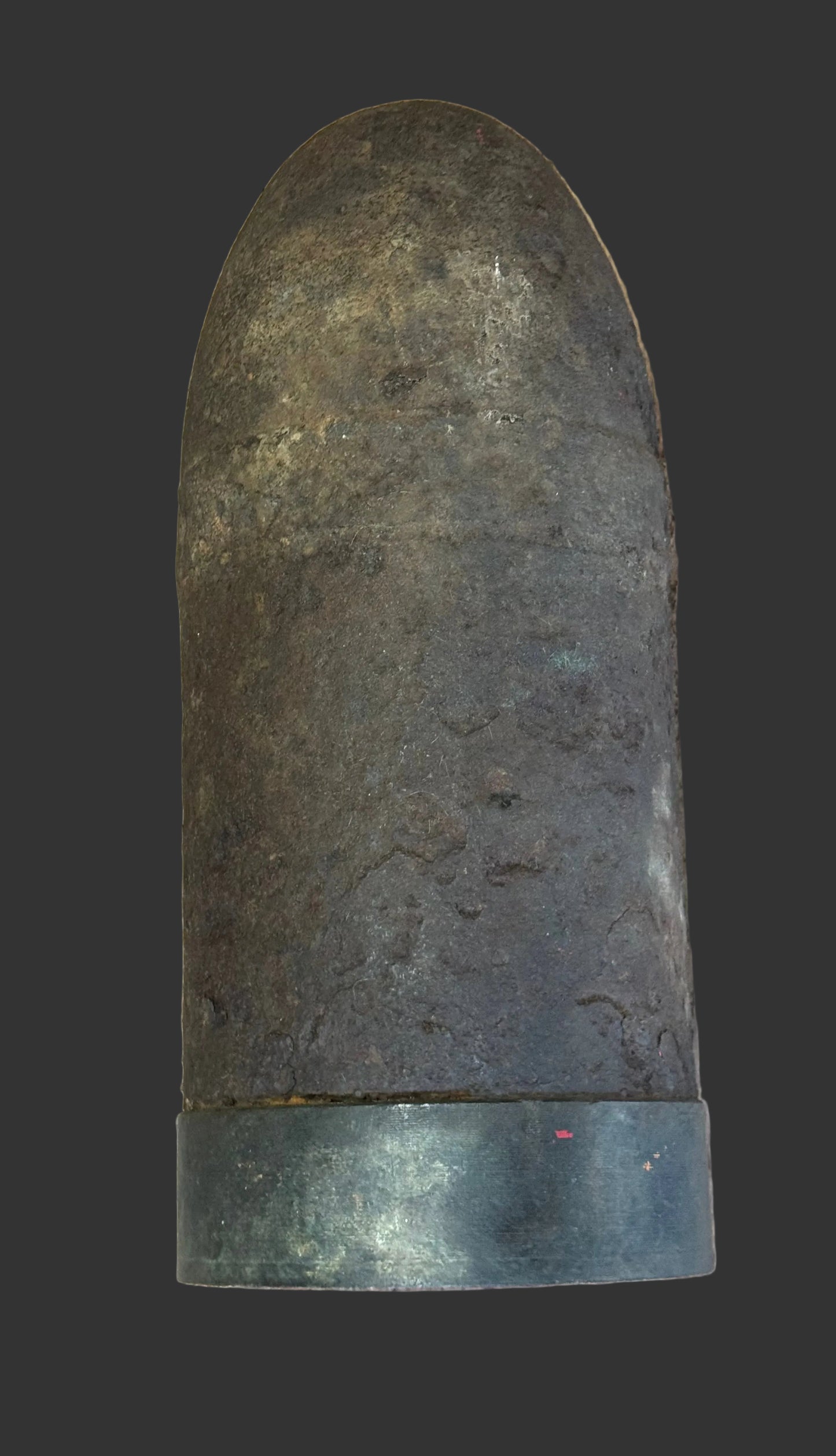 Massive Civil War 200-Pound Parrott Rifle Shell – 94 lb Inert Siege Artillery Projectile with Original Copper Sabot