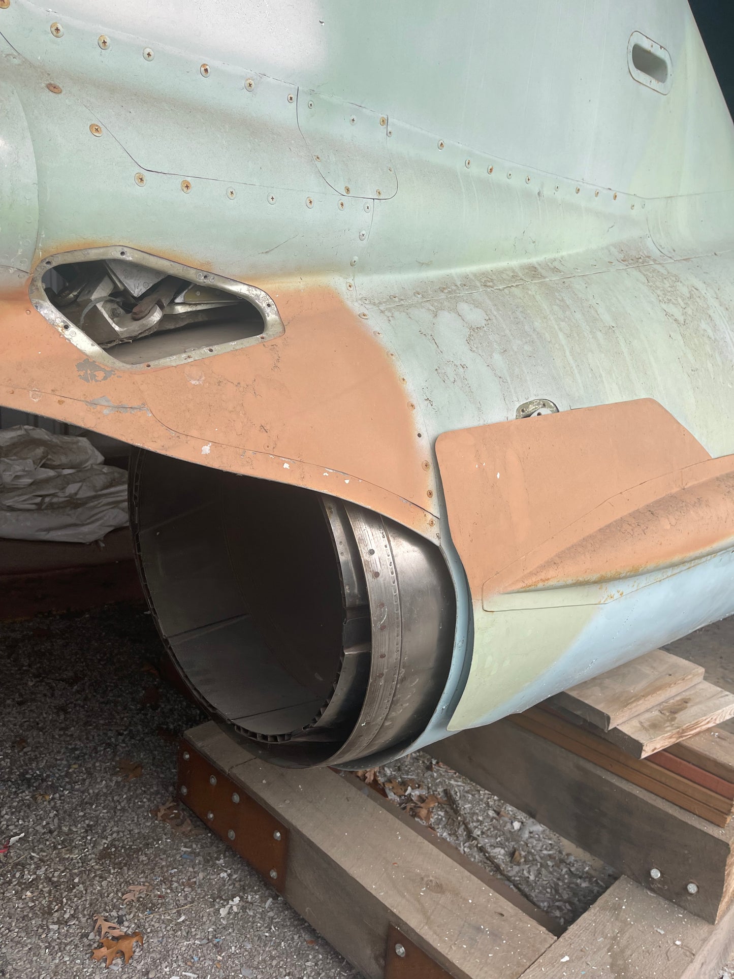Complete Polish Lim-5 (MiG-17F Variant) Fighter Jet Project - All Parts Present, Wings Removed - Trades Preferred!