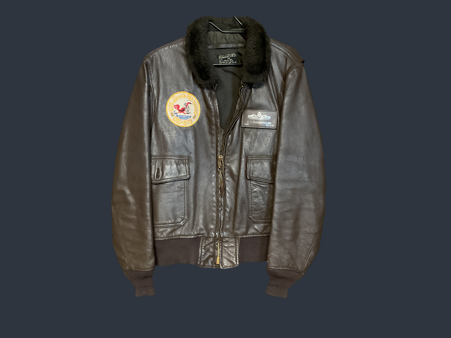 U.S. Service Members Career Collection of Flight Jackets-Named & Patched (3)