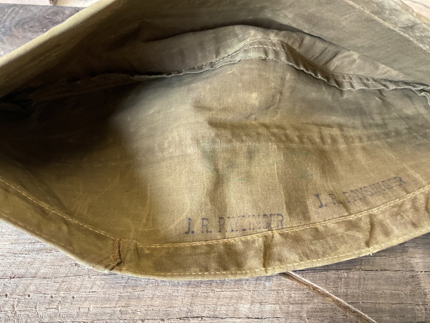 WWII Officers Garrison Cap (named)