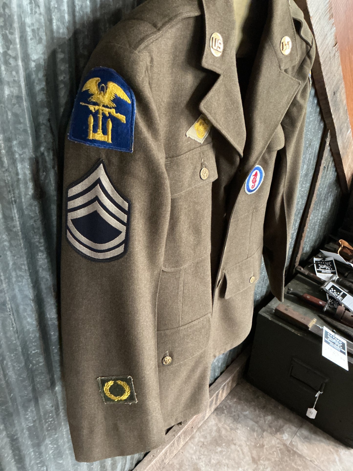 WWII 1942 US Army Amphibious Engineer SNCO Coat