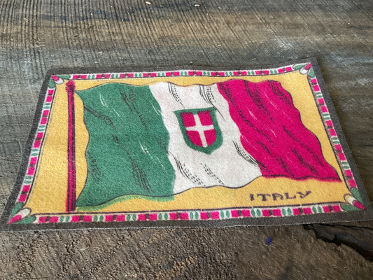 WWI Tobacco Felt Flag (approx 6x4)