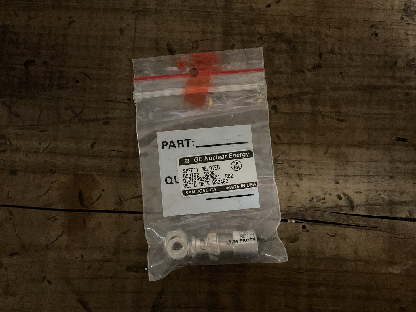 GE Nuclear Safety Related Connector/Fitting-New Old Stock-Unopened