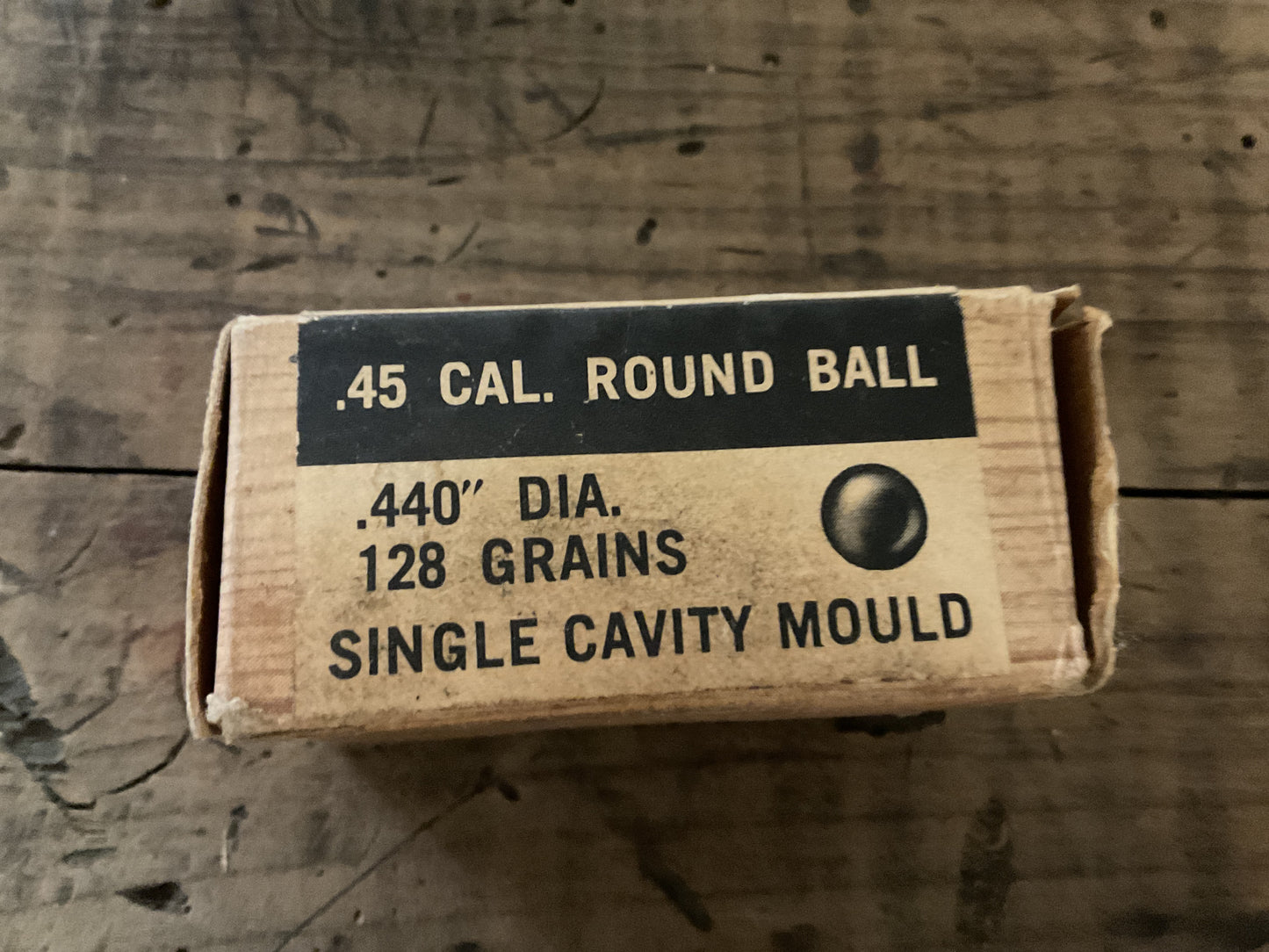 Vintage Thompson/Center .45 Cal Round Ball Single Cavity Bullet Mold w/ Original Box & Directions