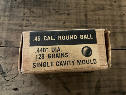 Vintage Thompson/Center .45 Cal Round Ball Single Cavity Bullet Mold w/ Original Box & Directions