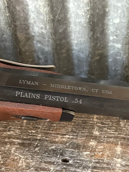 Lyman Plains Pistol .54 Caliber Percussion Black Powder Pistol – 2021 – Appears Unfired