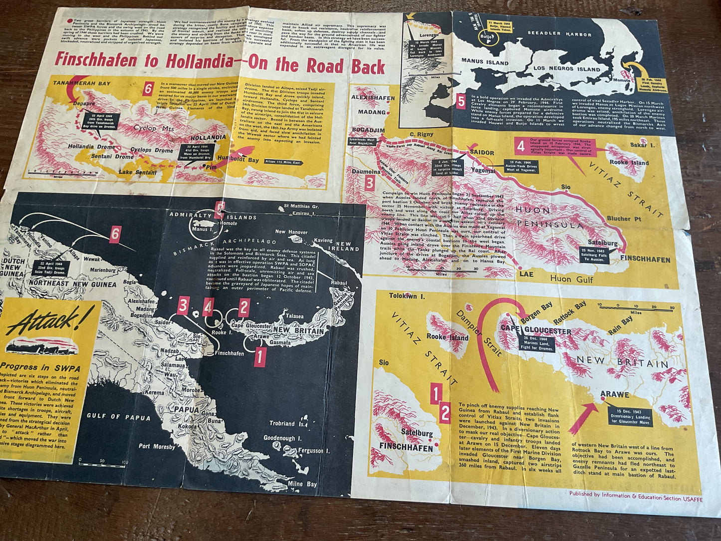 WWII NEWS MAP