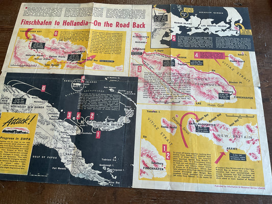 WWII NEWS MAP