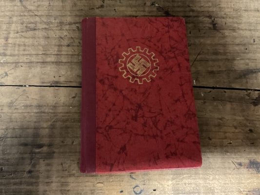WWII German Deutsche Arbeitsfront (DAF) Membership Book-Berlin- Extensive Dues Stamps 1941-1945-Named to Herbert Muth