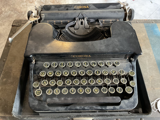 L.C. Smith Portable Typewriter Corona