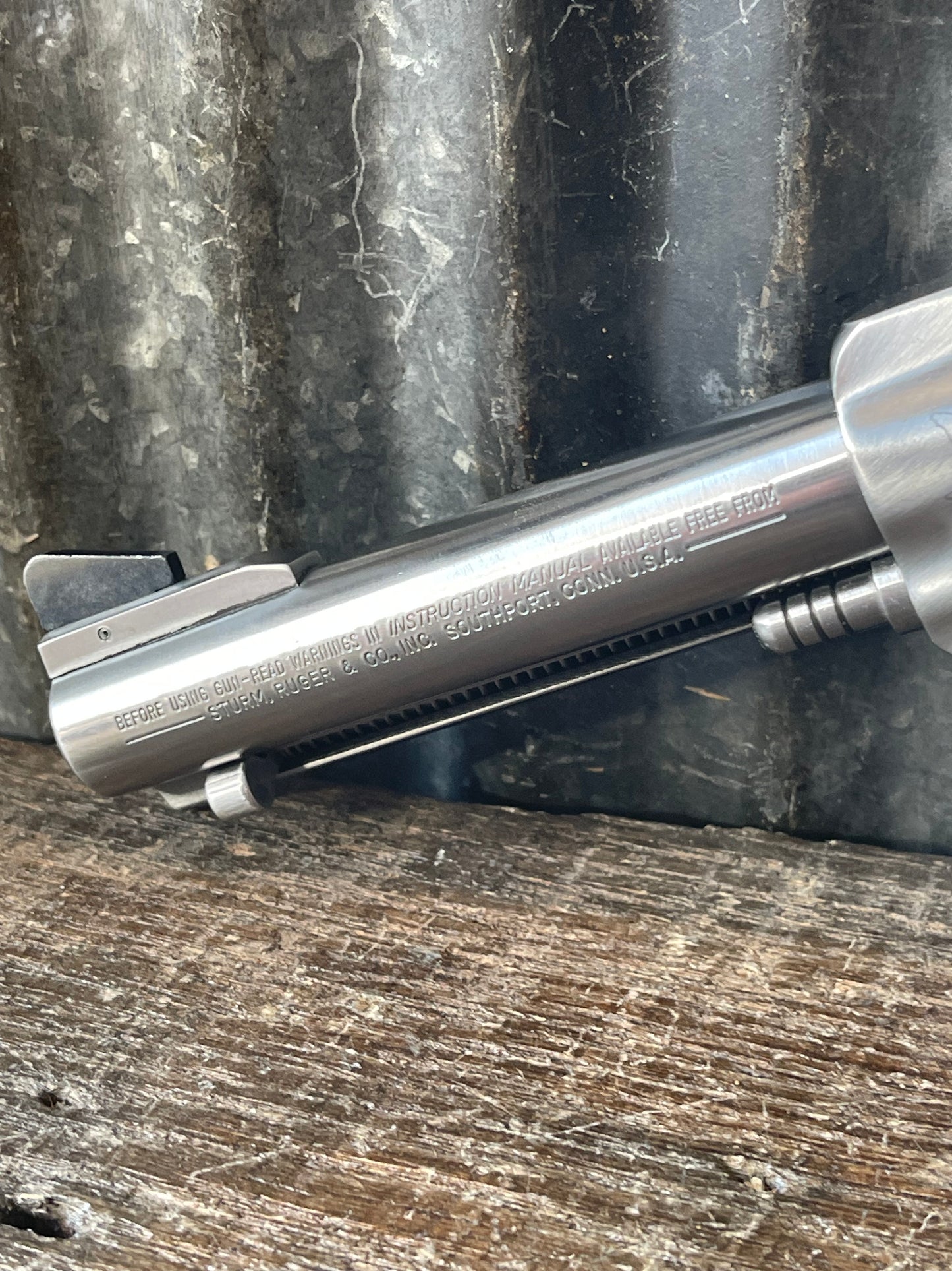 Ruger New Model Blackhawk Stainless .357 Magnum Revolver – 4⅝-Inch Barrel