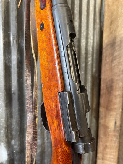 Japanese Arisaka Type 99 7.7mm – Intact Mum – Sporterized WWII Rifle
