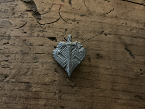 Original Third Reich SA Sports Badge Miniature Lapel Pin-Sword & Swastika Design