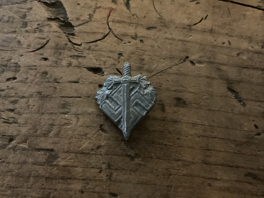 Original Third Reich SA Sports Badge Miniature Lapel Pin-Sword & Swastika Design
