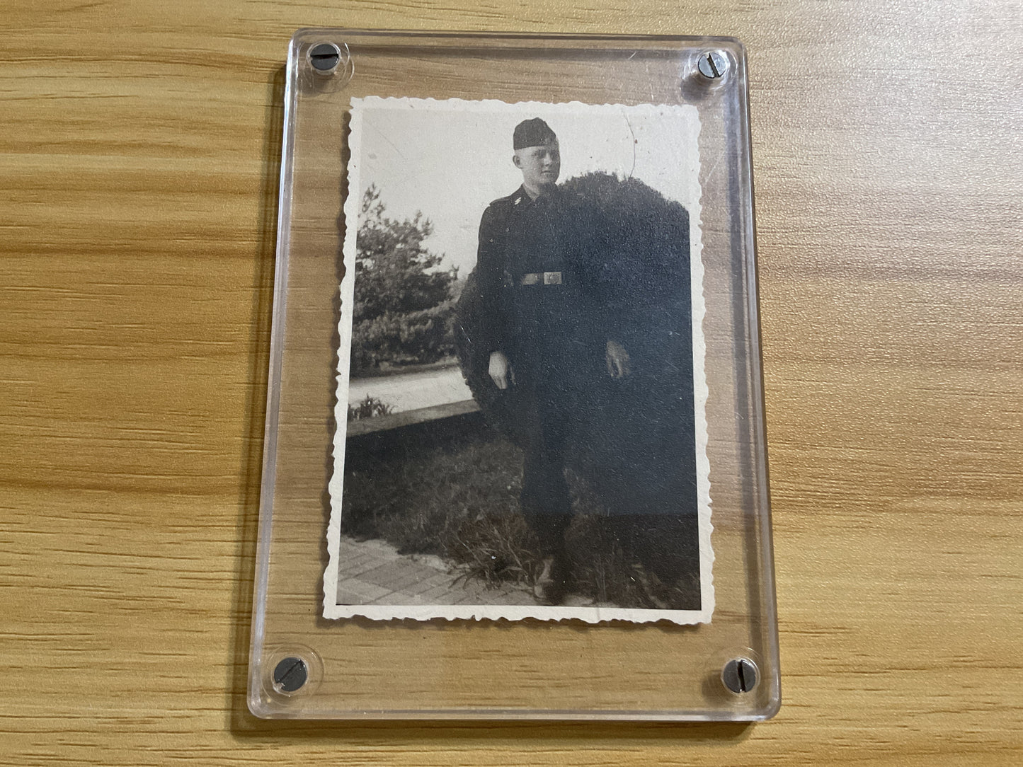 WWII German Waffen-SS Panzer Soldier Photo-SS Runes-LSSAH Collector Attribution