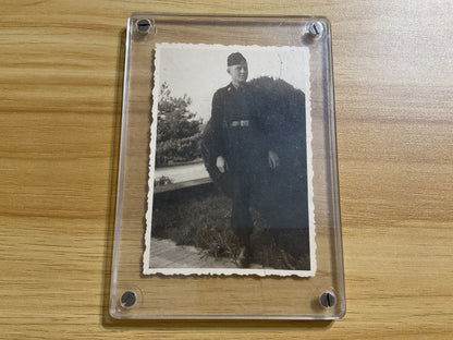 WWII German Waffen-SS Panzer Soldier Photo-SS Runes-LSSAH Collector Attribution