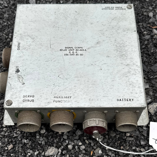WWII U.S. Signal Corps BC-622-A Relay Unit
