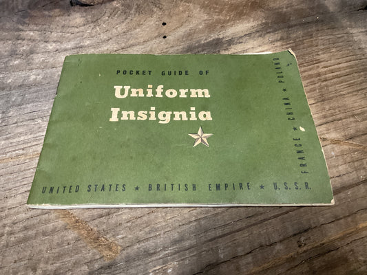 Pocket Guide of Uniform Insignia WWII