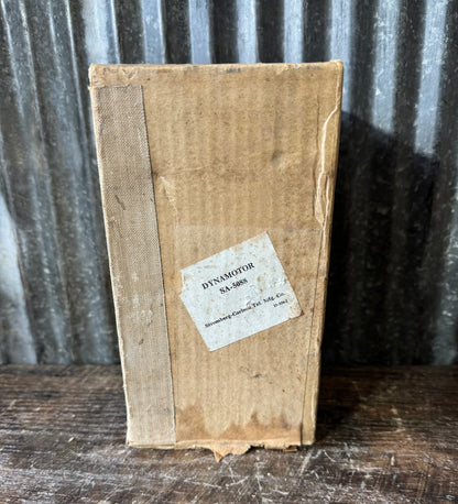 NOS Pioneer Gen-E-Motor Dynamotor SA-5088 with Original Stromberg-Carlson Box