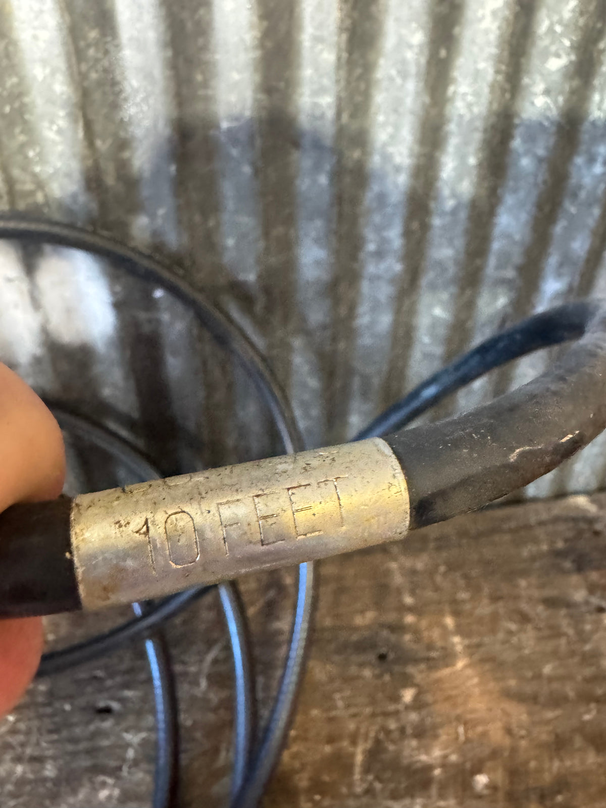 Vintage Military CG-72/U 10-Foot Coaxial Cable with Amphenol Connectors