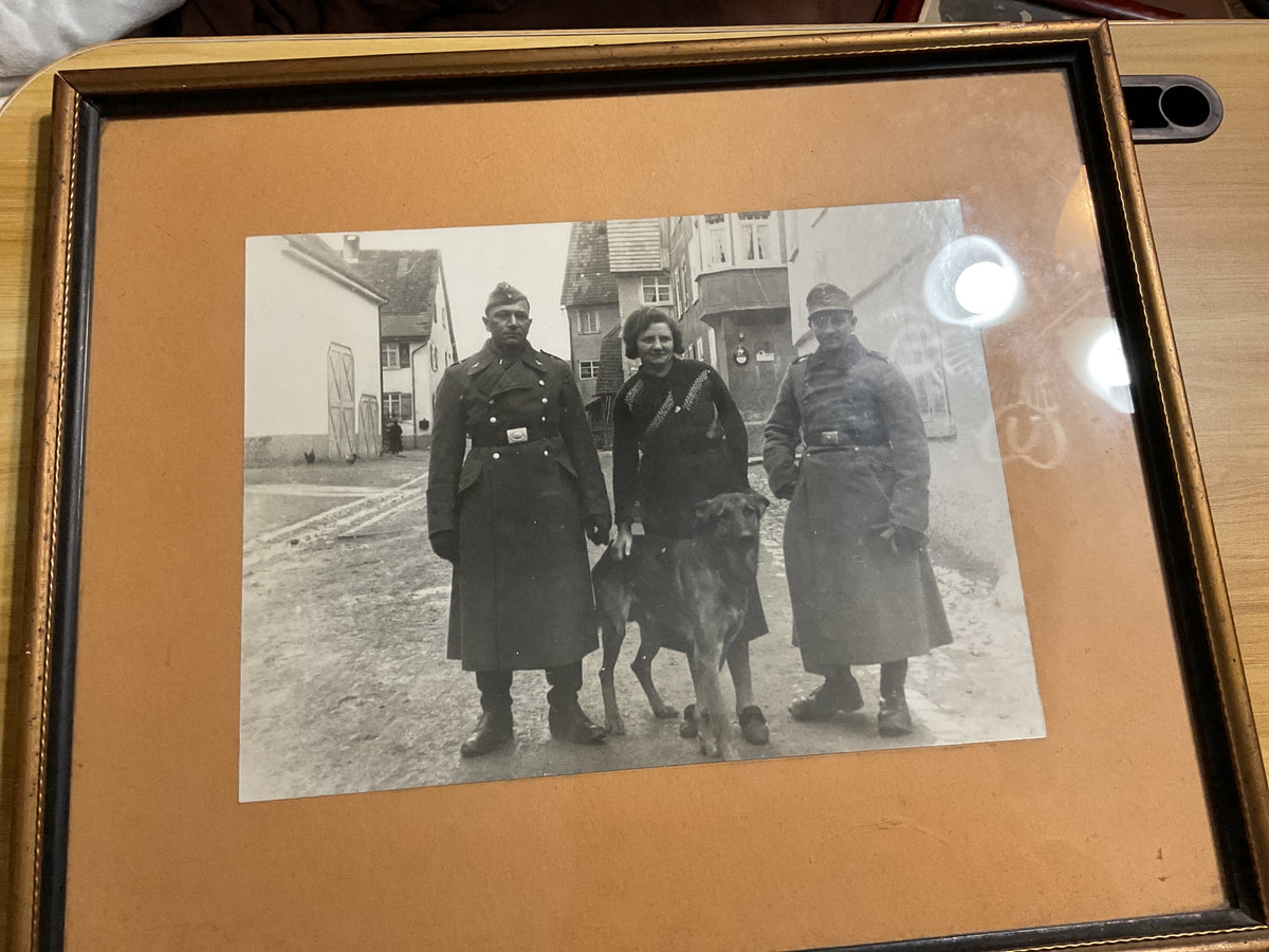 Original WWII German Military Photograph-Framed