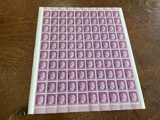 German PostageStamps “purple 6”