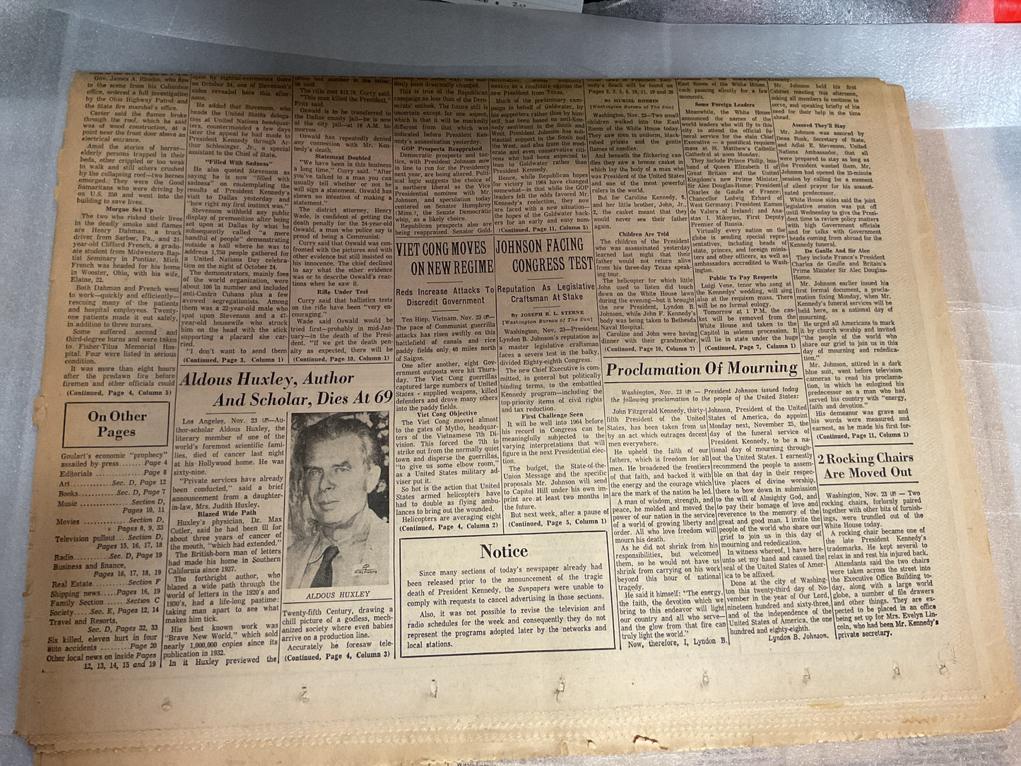 The Baltimore Sun Nov 24, 1963 “Oswald”