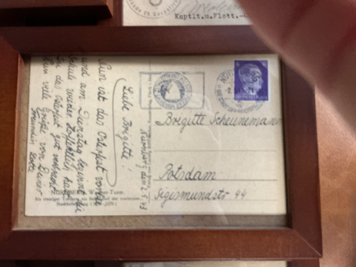 Original WWII German Third Reich Document & Postal Collection-8 Piece Group