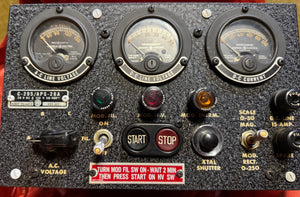 U.S. Military Radar/Power Control Case — C-295/APS-20A — NOS Wrapped, 1952