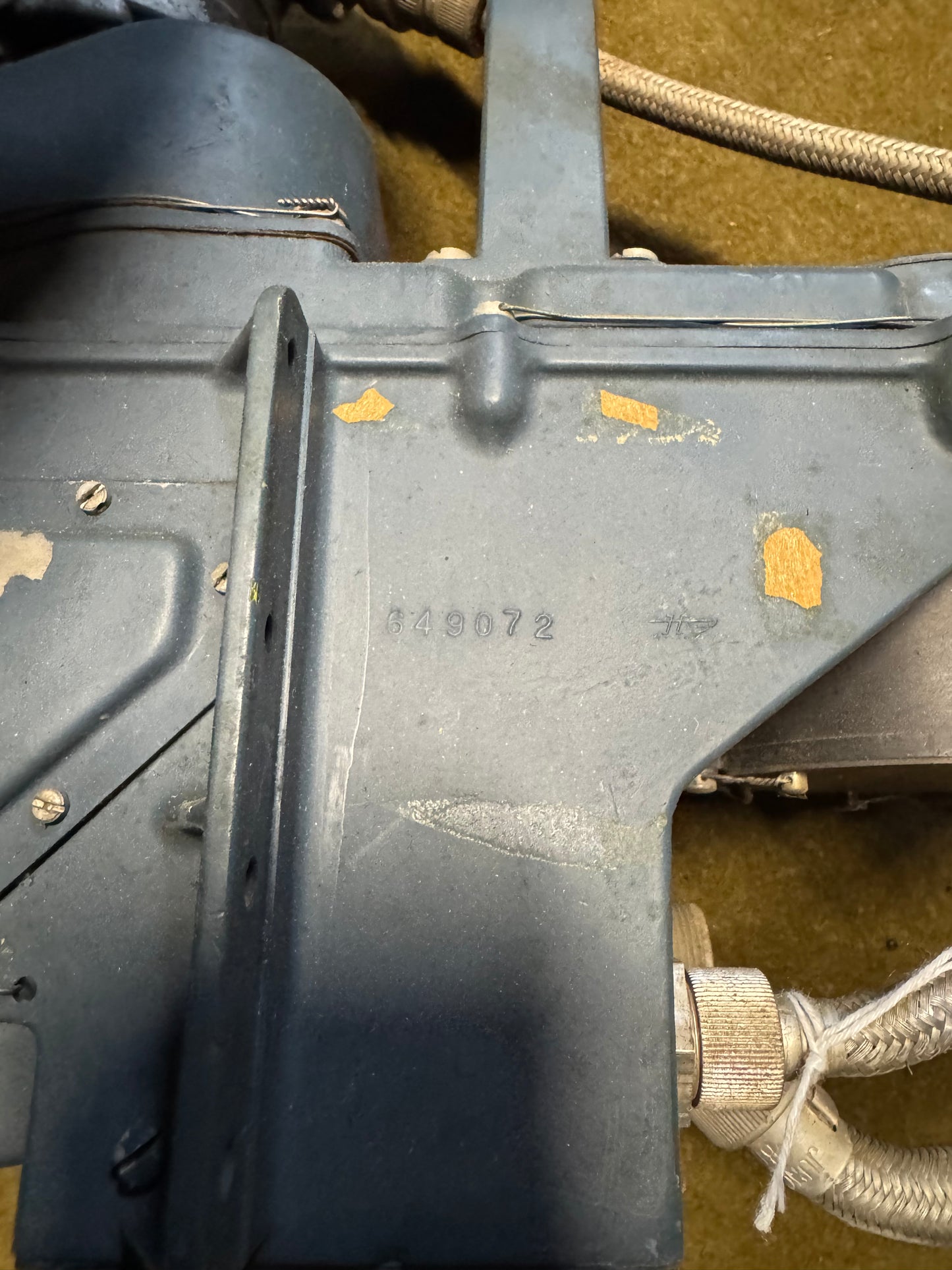 Vintage Military Radar Antenna Assembly CS-66ACN-1 — 24V DC Dish Unit