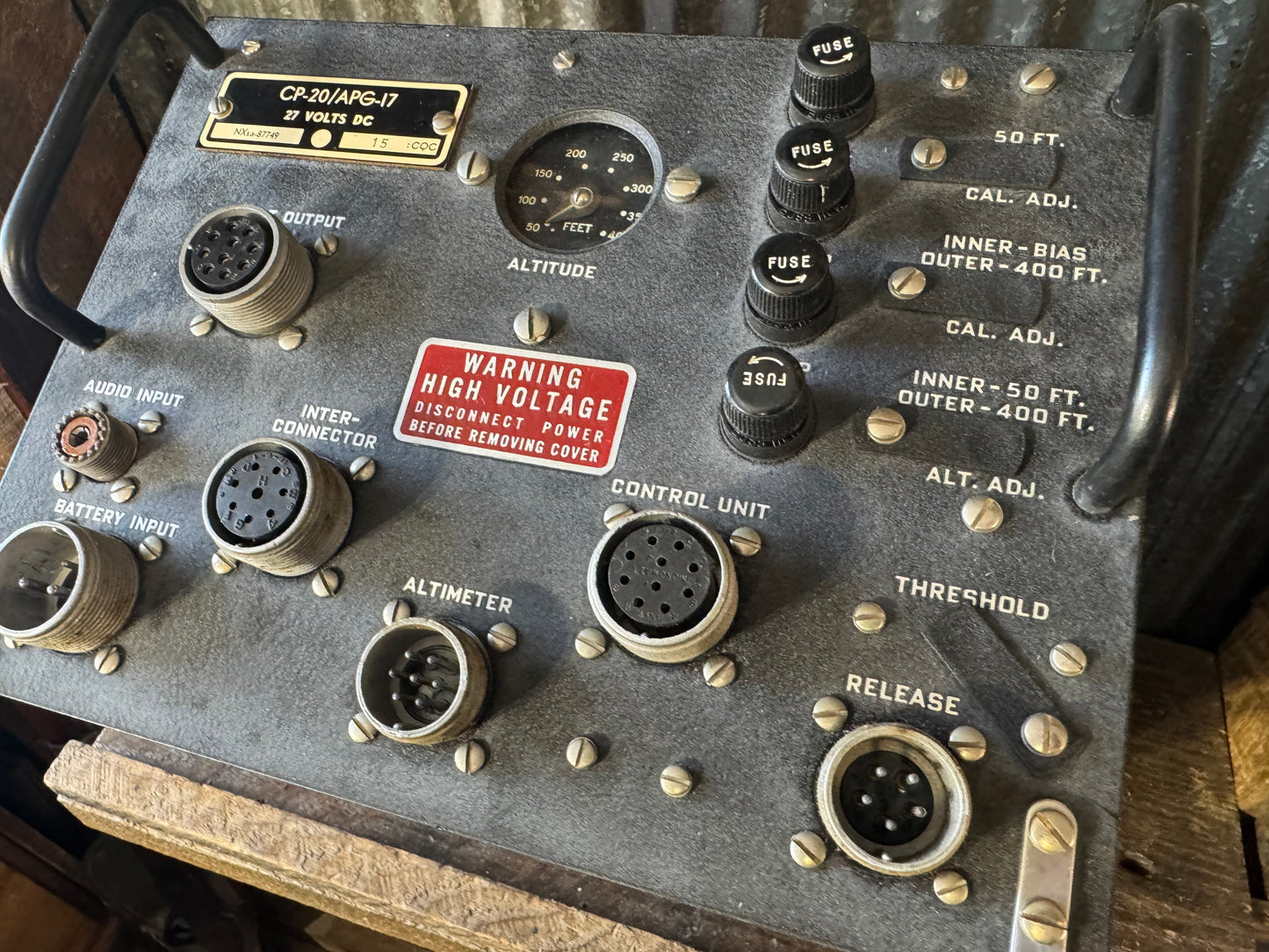WWII U.S. Navy Admiral CP-20/APG-17 Aircraft Radar Bomb-Release Computer Unit With Original Box