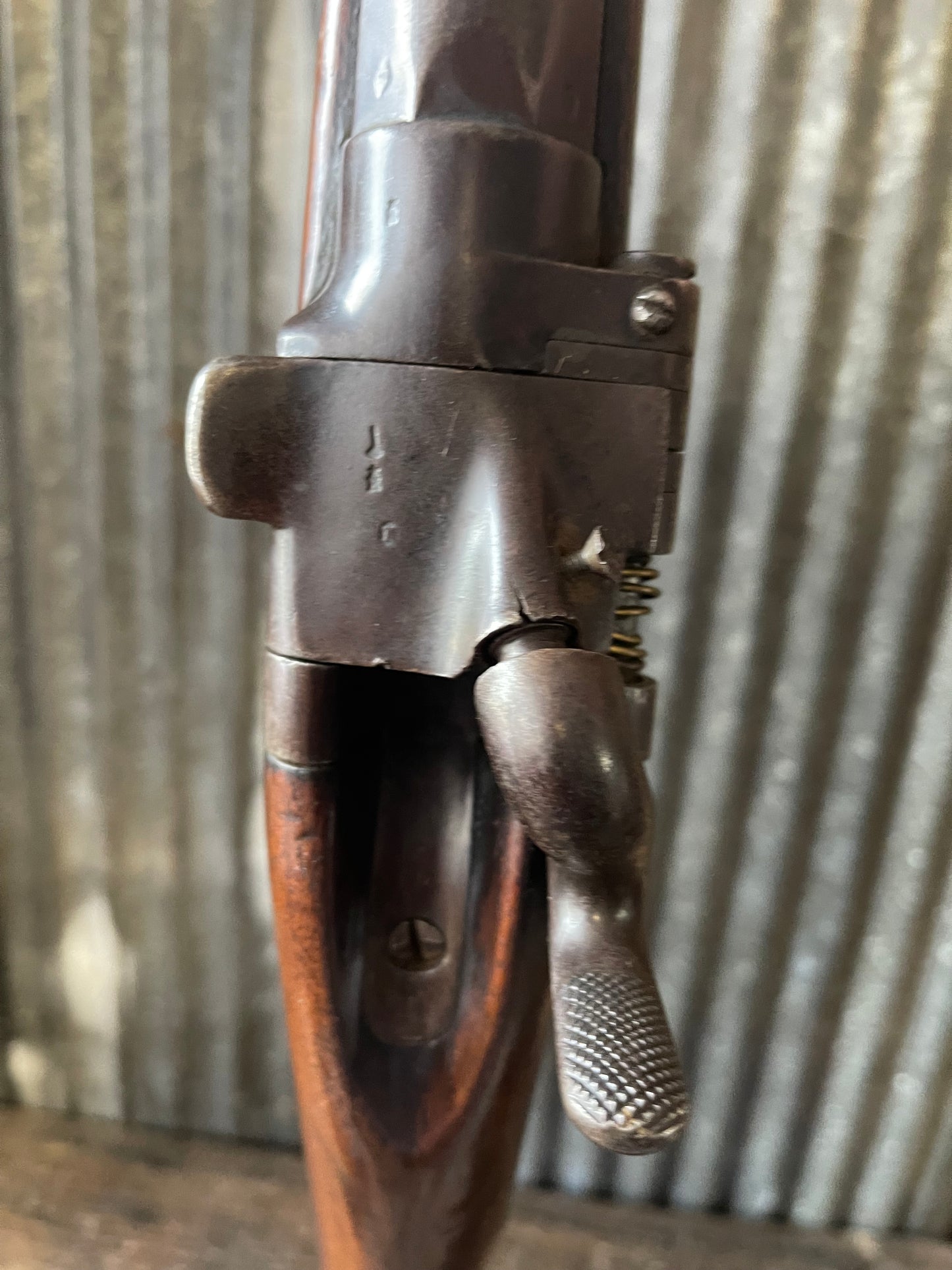 Antique Converted Zulu Shotgun – 10 Gauge Brass Shell Conversion