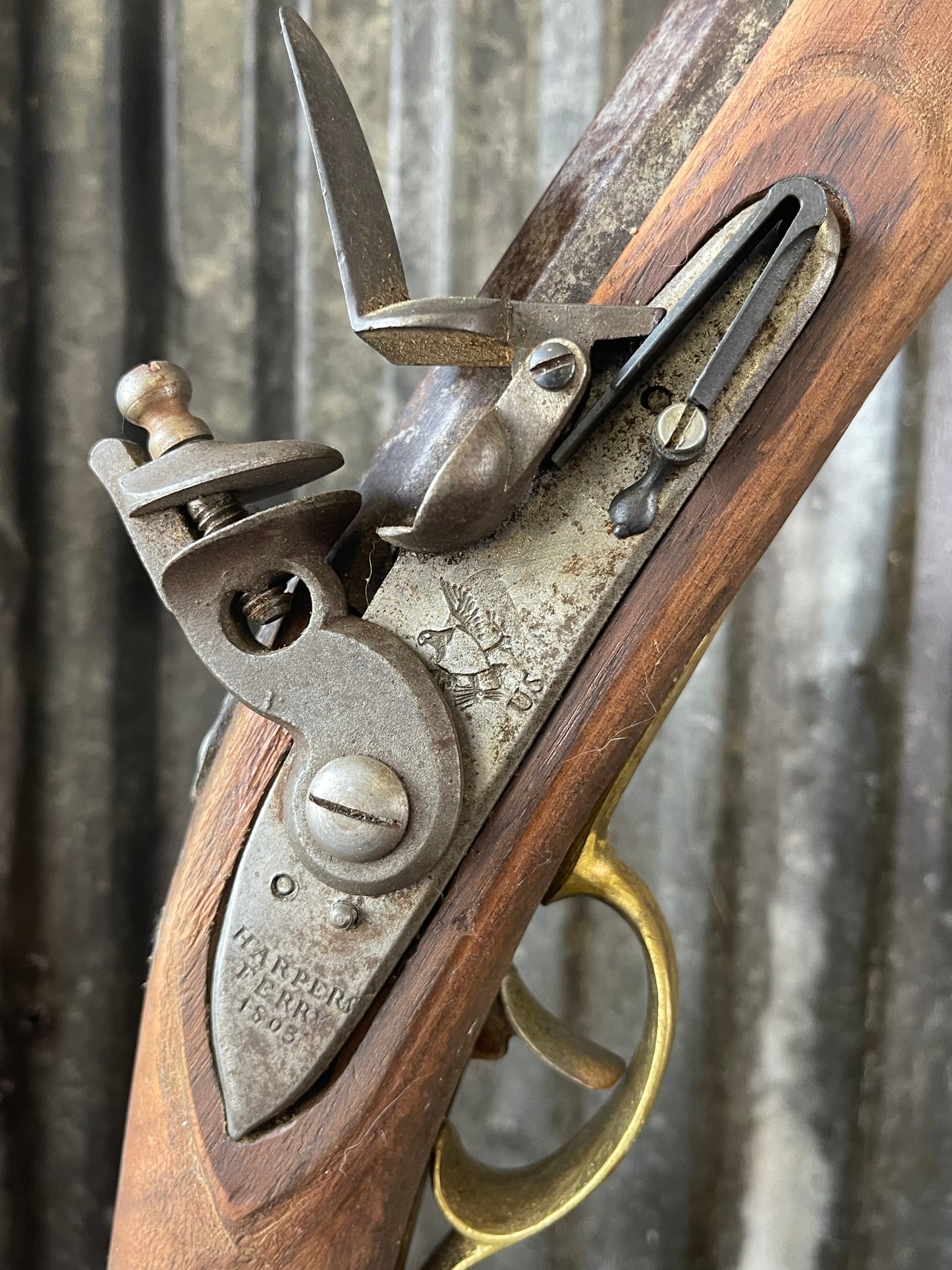 U.S. Model 1803 Harper’s Ferry Flintlock Rifle – .54 Cal – Project / Parts Gun