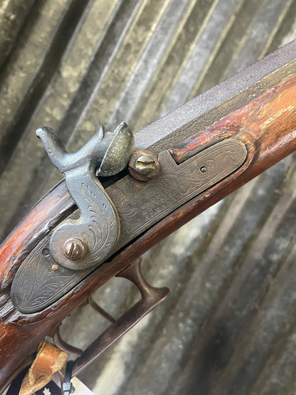 Warren & Steele American Percussion Half-Stock Rifle – 19th Century Frontier Muzzleloader