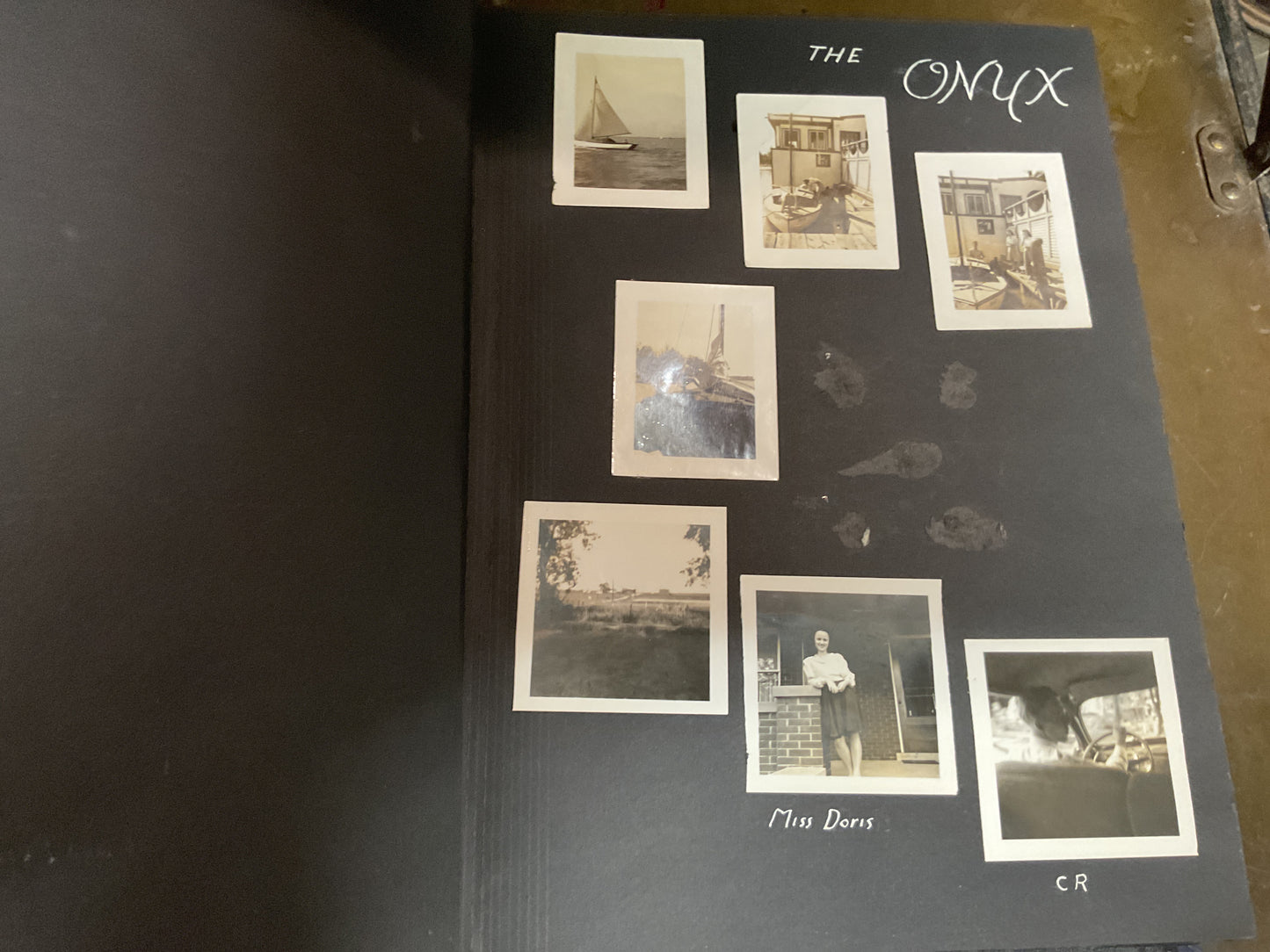 WWII Vintage US Naval Air Station Scrapbook