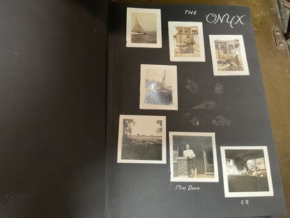WWII Vintage US Naval Air Station Scrapbook