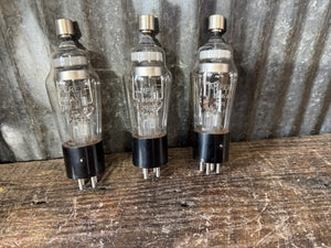 Vintage Amperex 866A Mercury-Vapor Rectifier Tubes – Lot of 3 – Large Industrial/Radio Vacuum Tubes