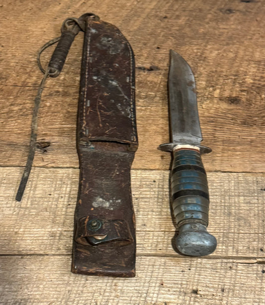 WWII Theatre Knife-Clear & Blue
