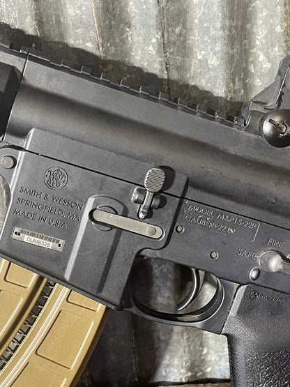 Smith & Wesson M&P15-22P .22 LR AR-Style Pistol – Quad Rail & Folding Sights